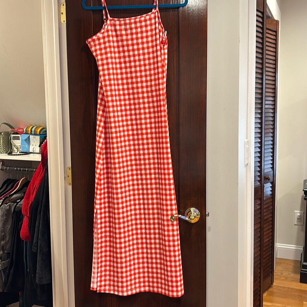 Adorable checkered sundress